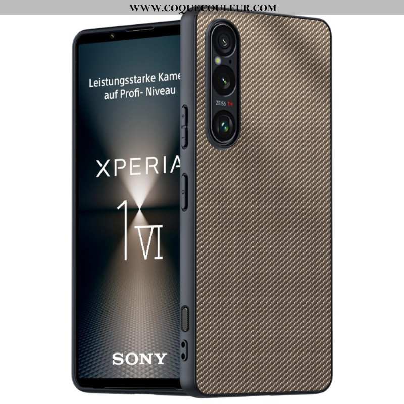 Coque Sony Xperia 1 VI Style Fibre Carbone