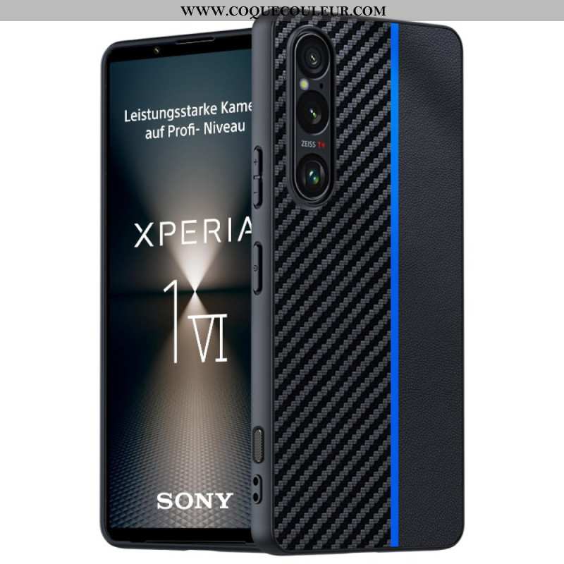 Coque Sony Xperia 1 VI Style Fibre Carbone