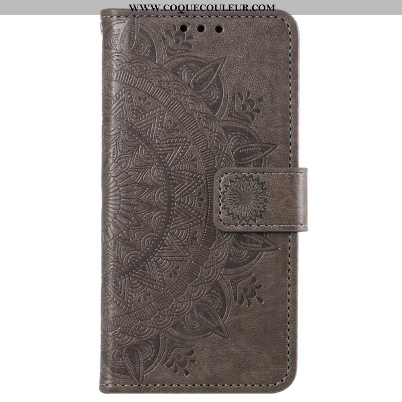 Housse Sony Xperia 1 VI Mandala Soleil à Lanière