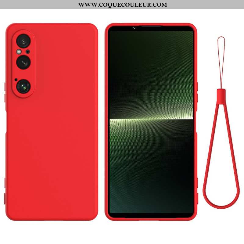 Coque Sony Xperia 1 VI Silicone à Lanière