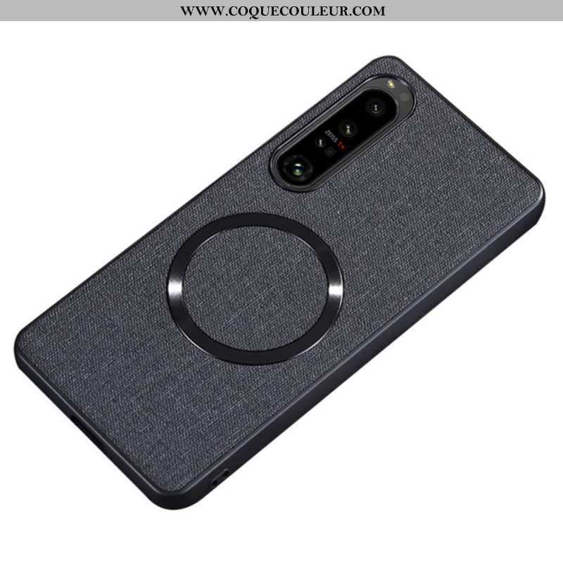 Coque Sony Xperia 1 VI Tissu Compatible MagSafe