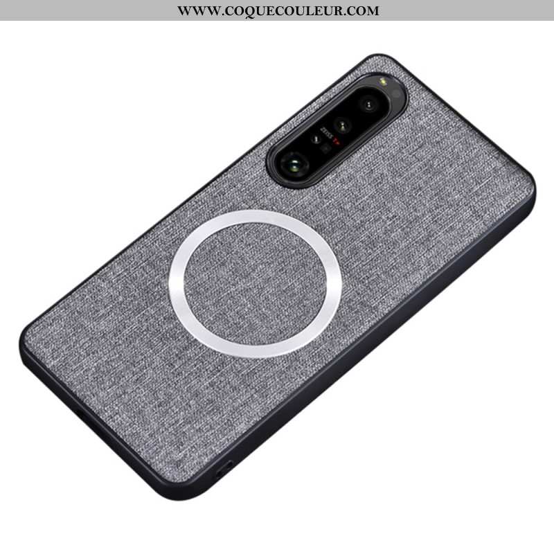 Coque Sony Xperia 1 VI Tissu Compatible MagSafe