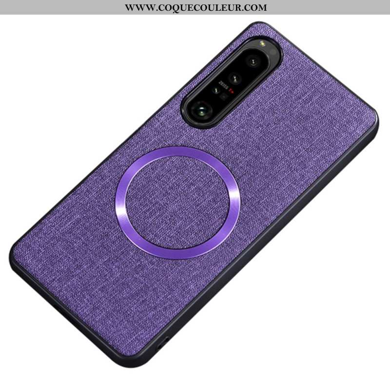 Coque Sony Xperia 1 VI Tissu Compatible MagSafe