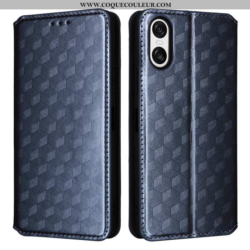 Flip Cover Sony Xperia 10 VI Losanges 3D