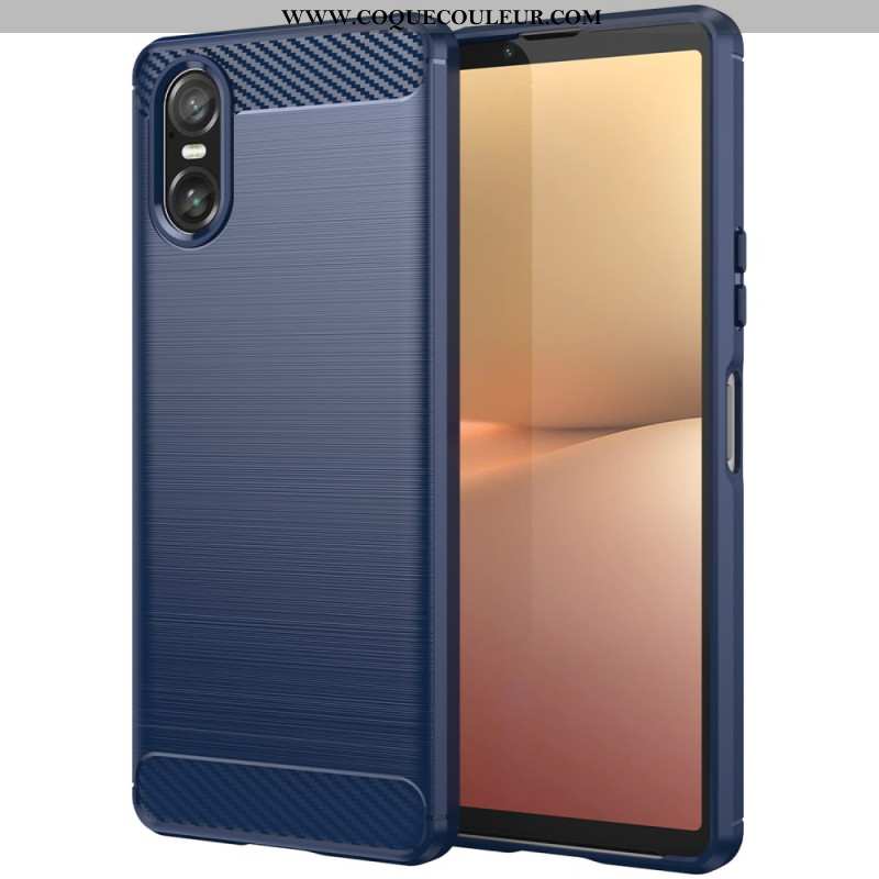 Coque Sony Xperia 10 VI Fibre Carbone Brossée