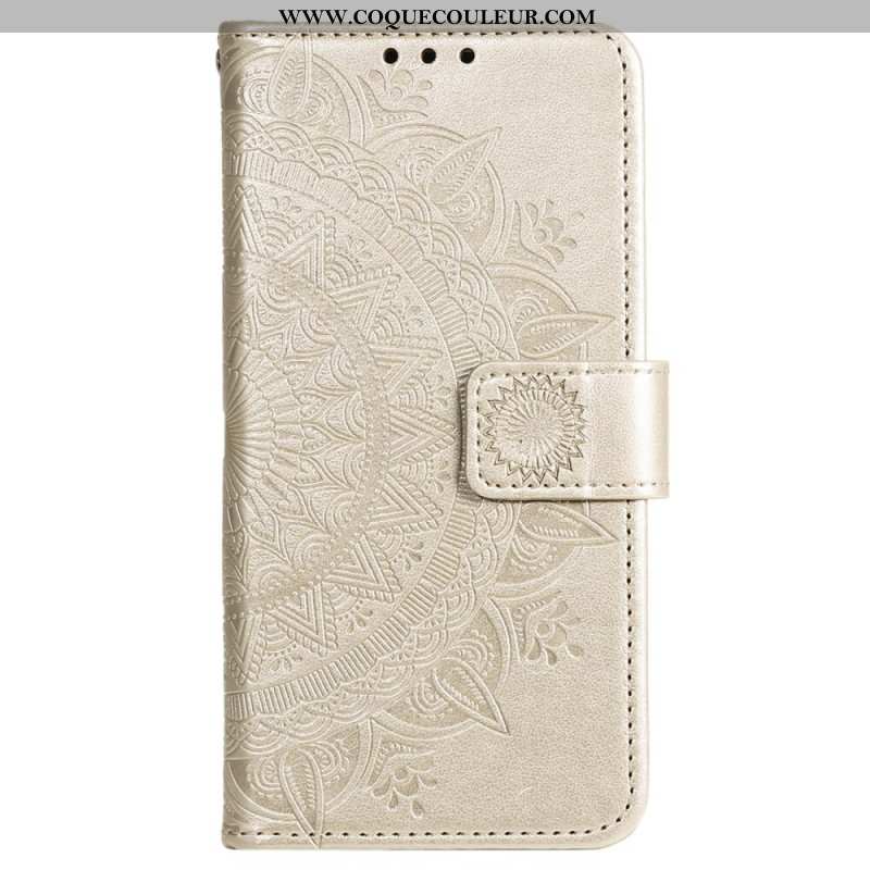 Housse Sony Xperia 10 VI Motif Mandala à Lanière