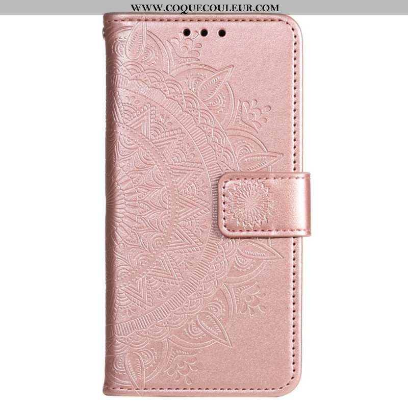 Housse Sony Xperia 10 VI Motif Mandala à Lanière