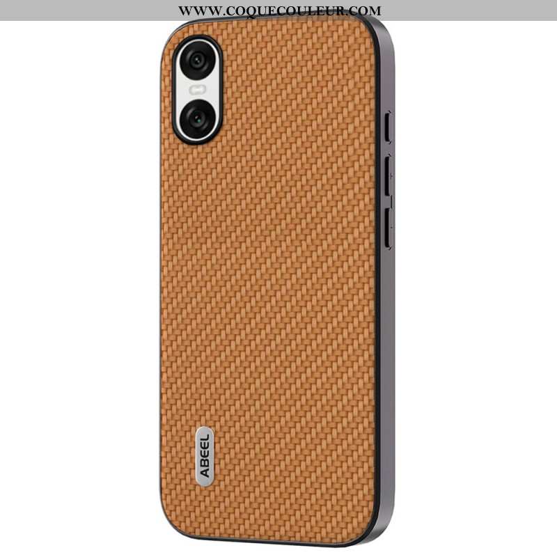 Coque Sony Xperia 10 VI Texture Fibre Carbone ABEEL