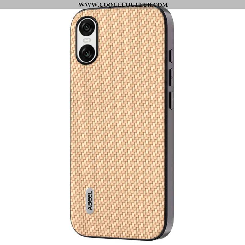 Coque Sony Xperia 10 VI Texture Fibre Carbone ABEEL