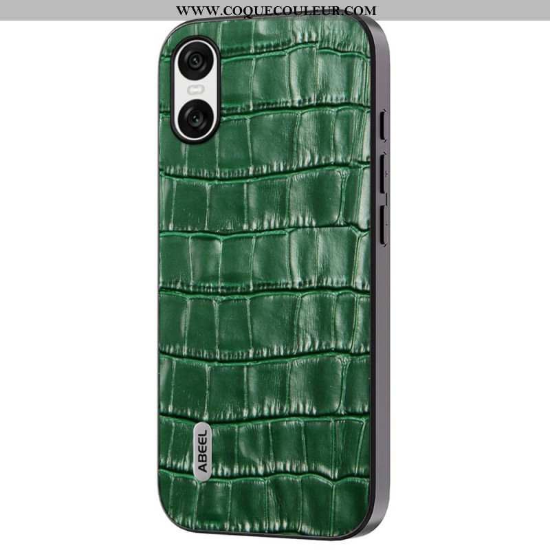 Coque Sony Xperia 10 VI Texture Crocodile