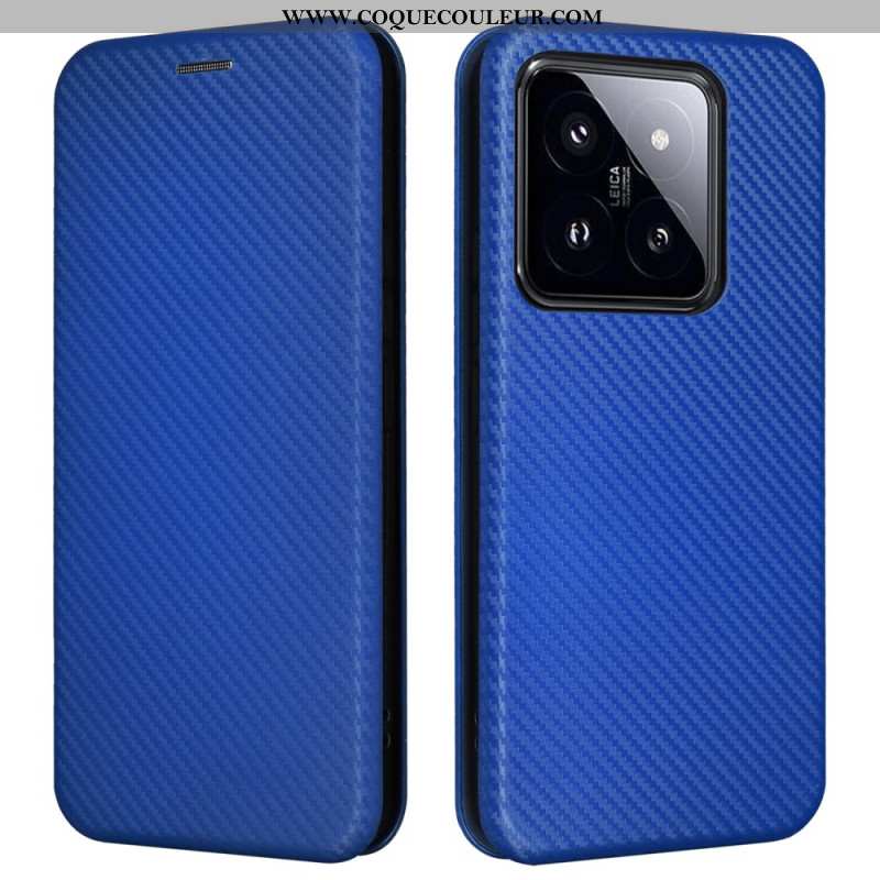 Flip Cover Xiaomi 14 Pro Fibre Carbone