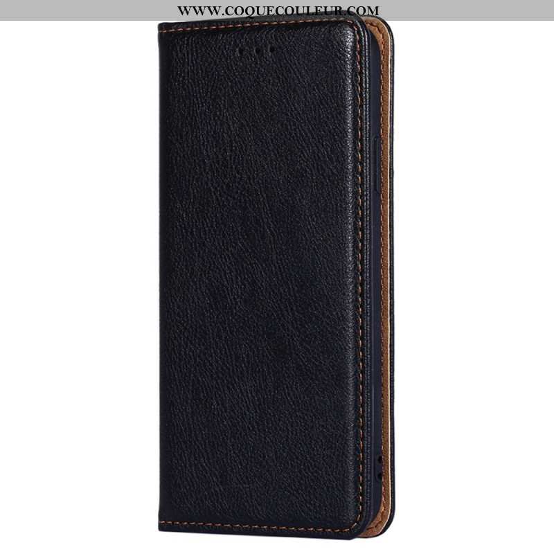 Flip Cover Xiaomi 14 Pro Simili Cuir Texturé