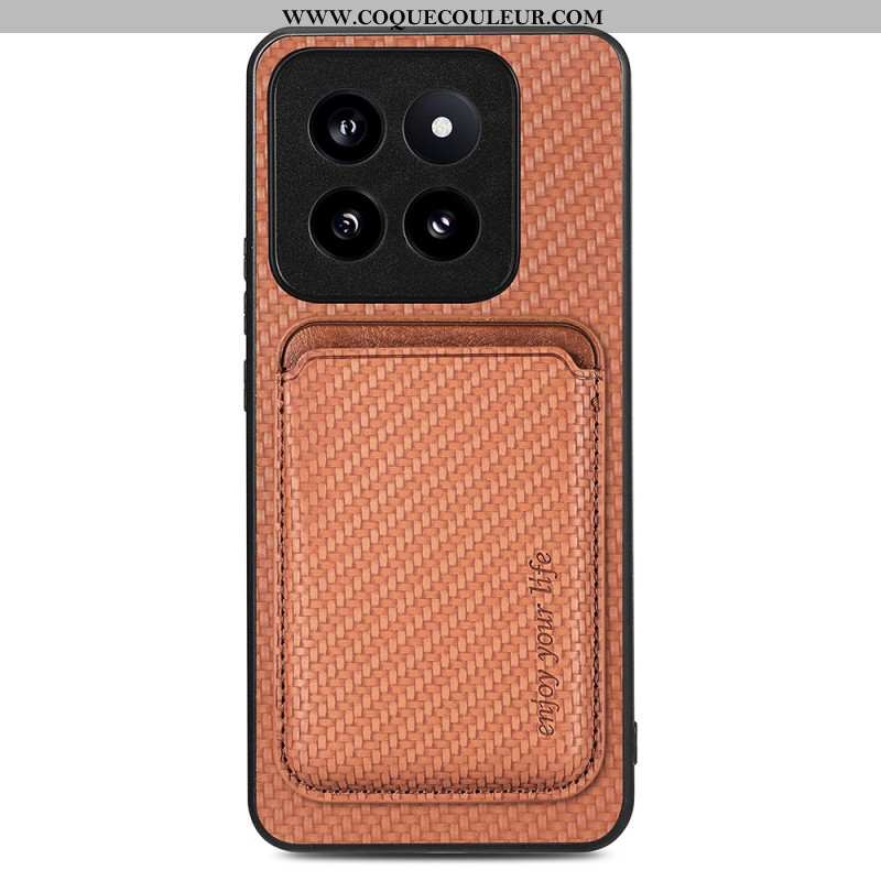 Coque Xiaomi 14 Pro Porte-Cartes Magnétique Détachable