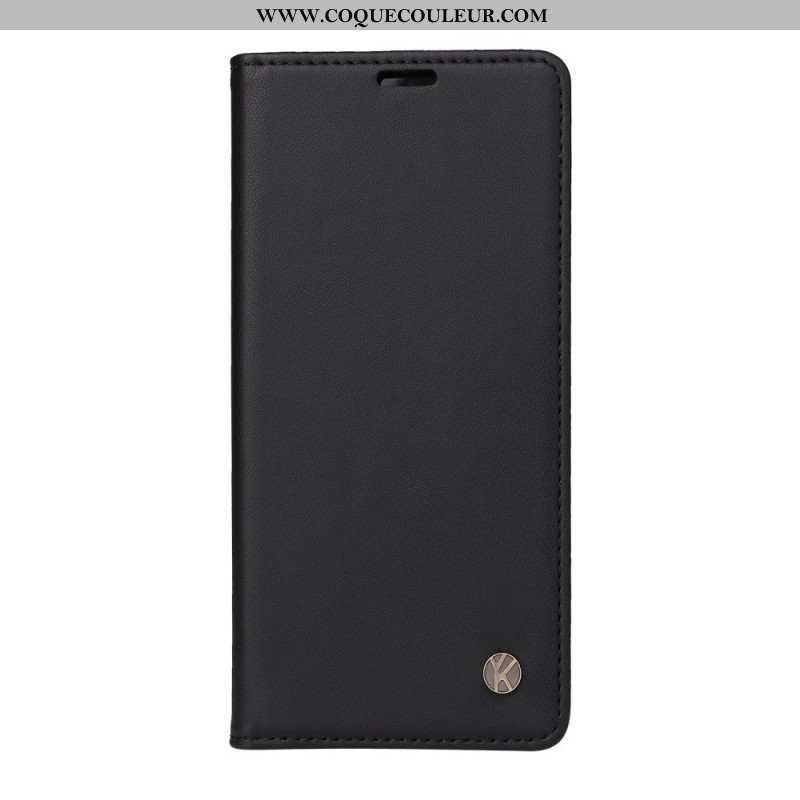 Flip Cover Xiaomi 14 Pro Style Cuir YIKATU