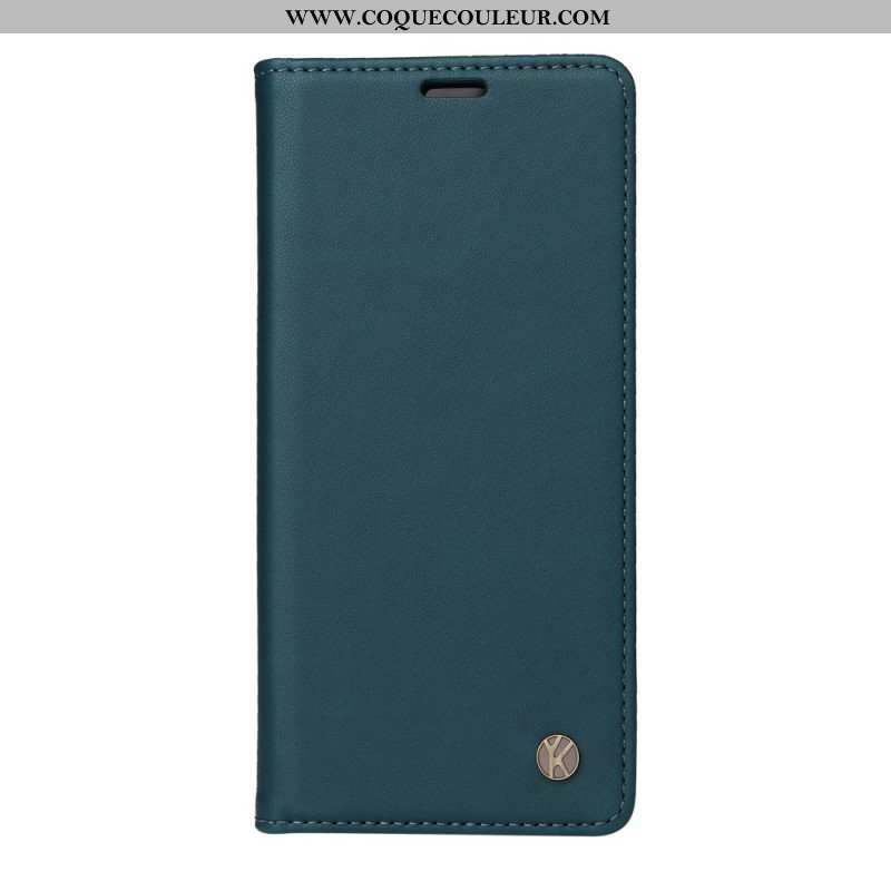 Flip Cover Xiaomi 14 Pro Style Cuir YIKATU