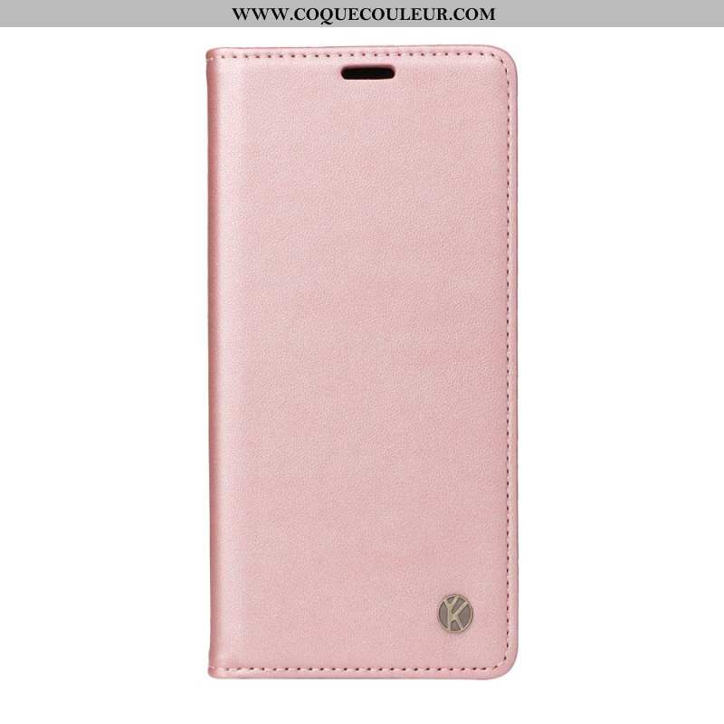 Flip Cover Xiaomi 14 Pro Style Cuir YIKATU