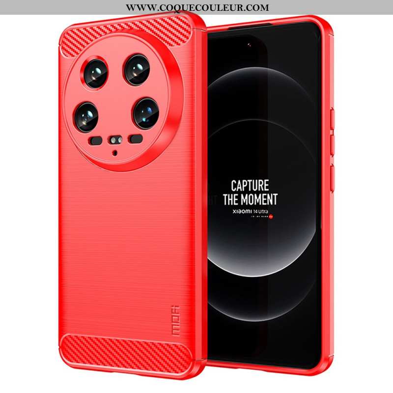 Coque Xiaomi 14 Ultra Fibre Carbone Brossée MOFI