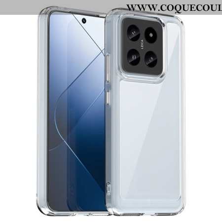 Coque Xiaomi 14 Transparente Boutons Électroplaqués