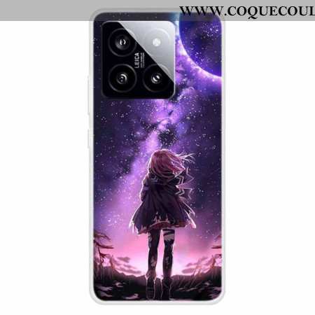 Coque Xiaomi 14 Jeune Fille aux Étoiles