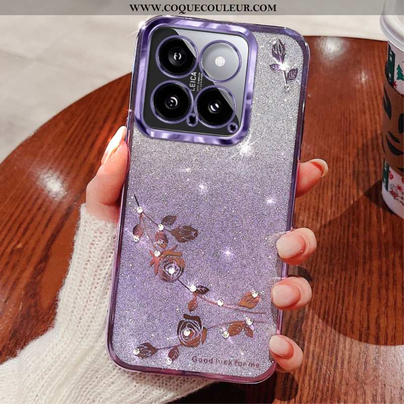 Coque Xiaomi 14 Motif Paillettes KADEM