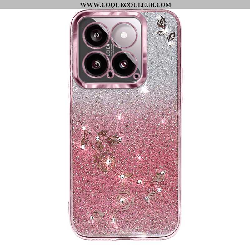 Coque Xiaomi 14 Motif Paillettes KADEM