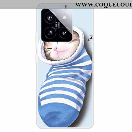 Coque Xiaomi 14 Chaussettes et Chat