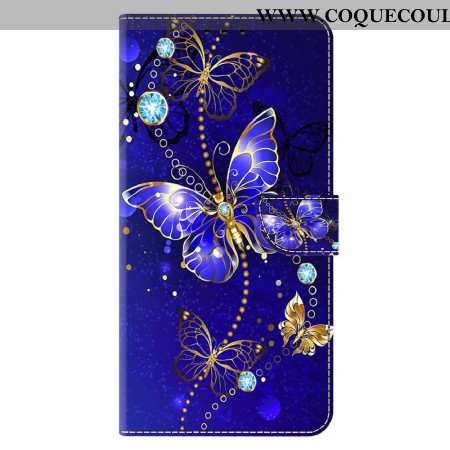 Housse Xiaomi 14 Papillons Diamants