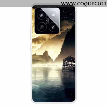 Coque Xiaomi 14 Clair de Lune au Bord du Lac