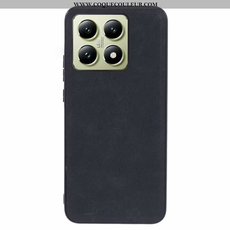 Coque Xiaomi 14T Pro Effet Cuir Rétro