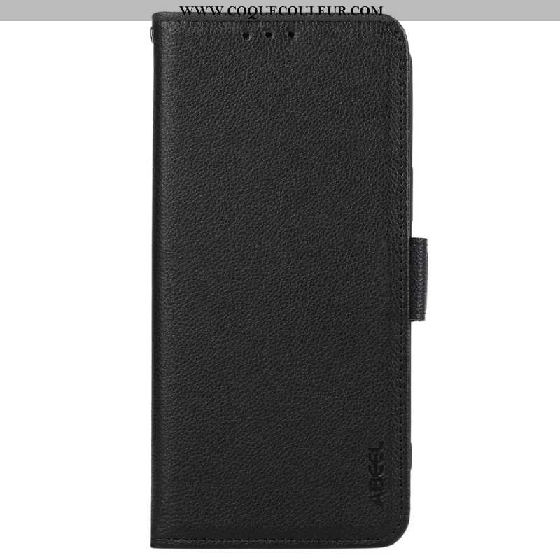 Housse Xiaomi 14T Pro Texture Cuir et Protection RFID ABEEL