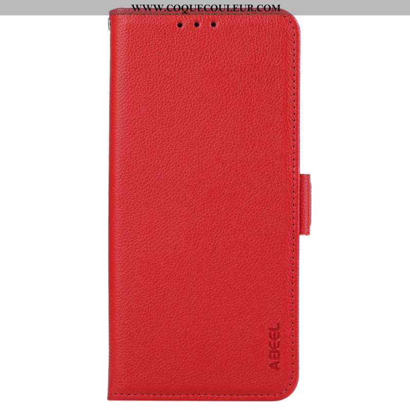 Housse Xiaomi 14T Pro Texture Cuir et Protection RFID ABEEL