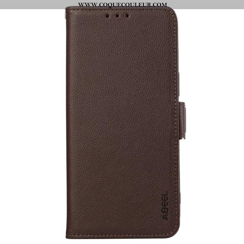 Housse Xiaomi 14T Pro Texture Cuir et Protection RFID ABEEL