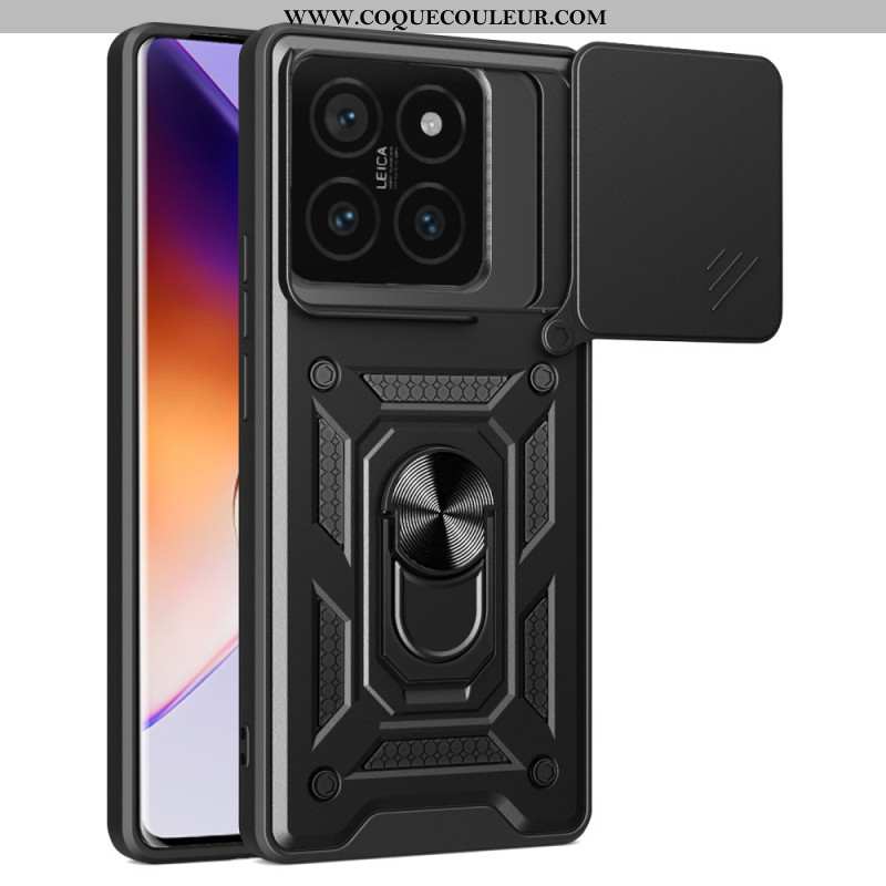 Coque Xiaomi 14T Pro Rabat Coulissant pour Caméra