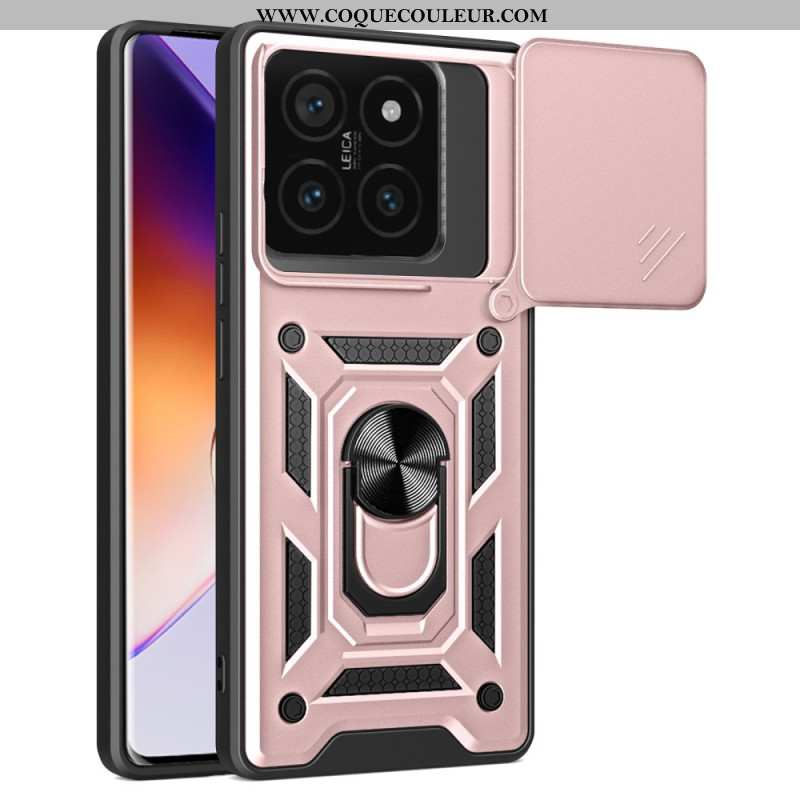 Coque Xiaomi 14T Pro Rabat Coulissant pour Caméra