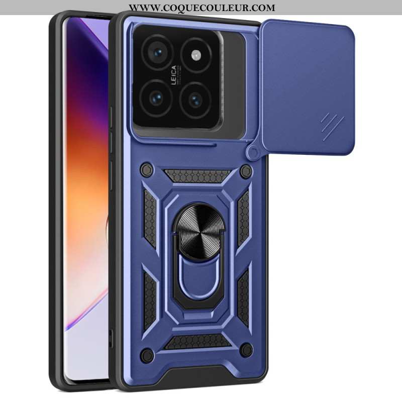 Coque Xiaomi 14T Pro Rabat Coulissant pour Caméra