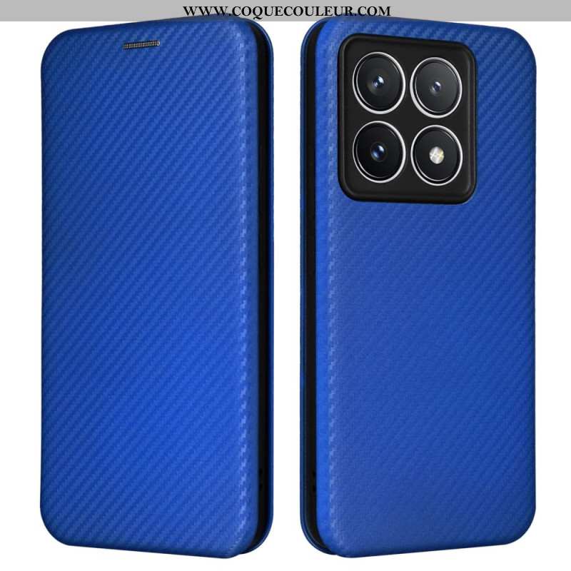 Flip Cover Xiaomi 14T Pro Fibre Carbone