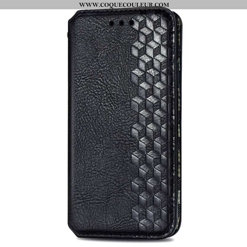 Flip Cover Xiaomi 14T Effet Daim Frise