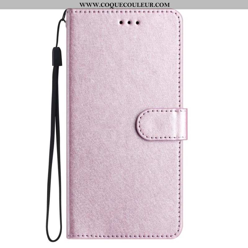 Housse Xiaomi 14T Texture Soie à Lanière