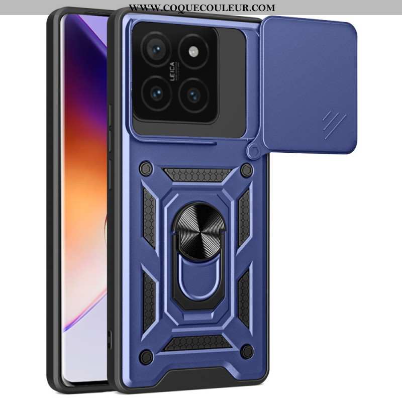 Coque Xiaomi 14T Protection Camera Coulissante et Support