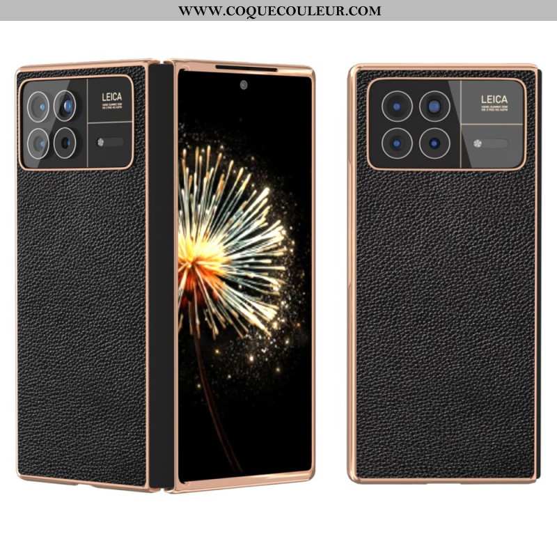 Coque Xiaomi Mix Fold 3 Effet Cuir