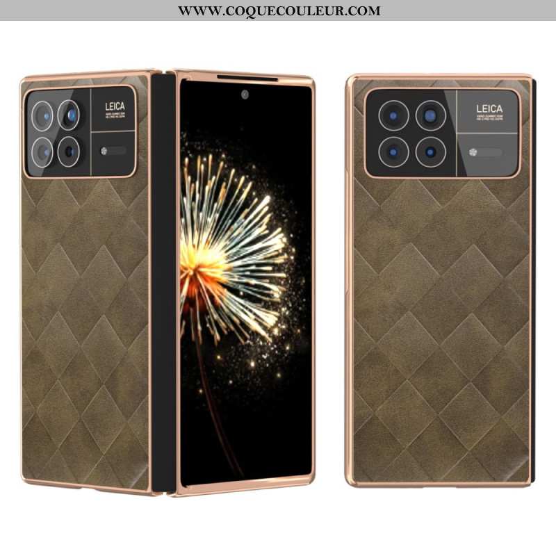 Coque Xiaomi Mix Fold 3 Motif Tissé