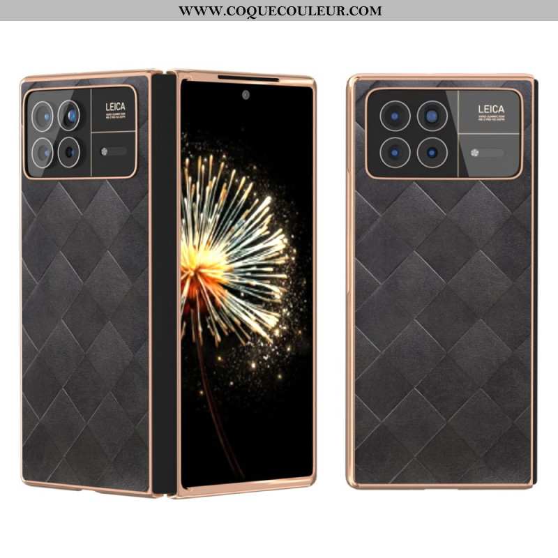 Coque Xiaomi Mix Fold 3 Motif Tissé