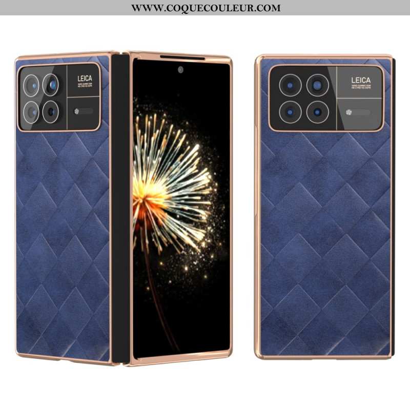 Coque Xiaomi Mix Fold 3 Motif Tissé