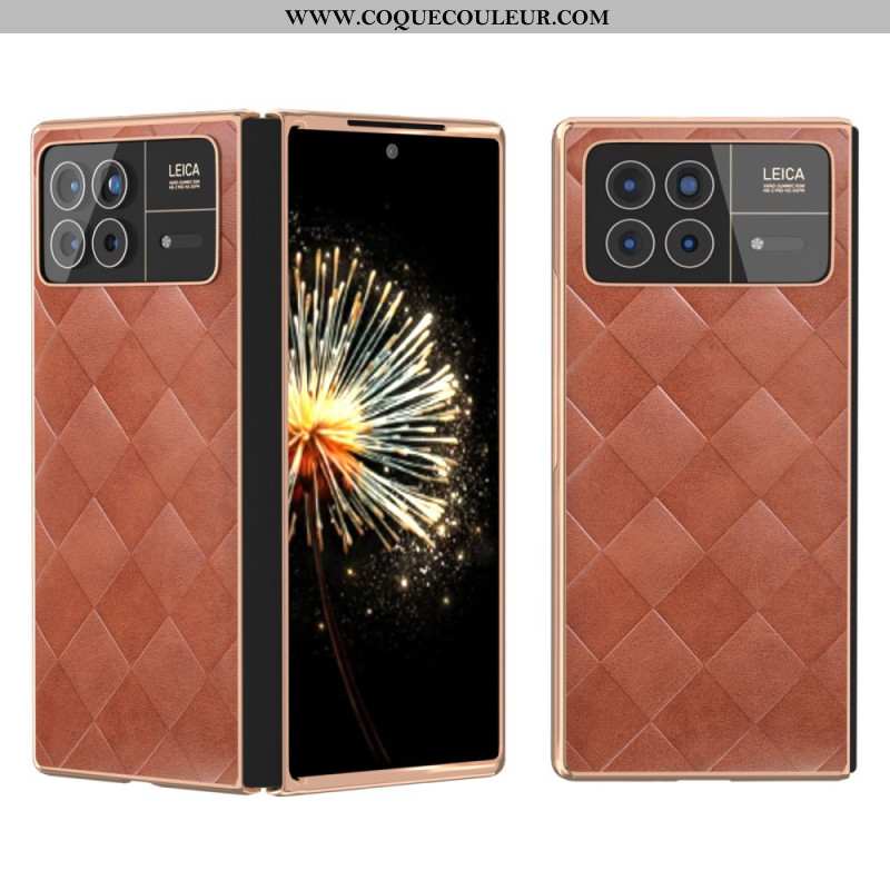 Coque Xiaomi Mix Fold 3 Motif Tissé