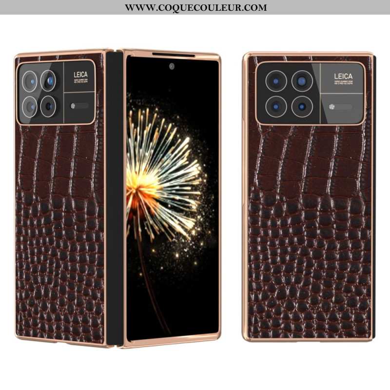 Coque Xiaomi Mix Fold 3 Style Crocodile