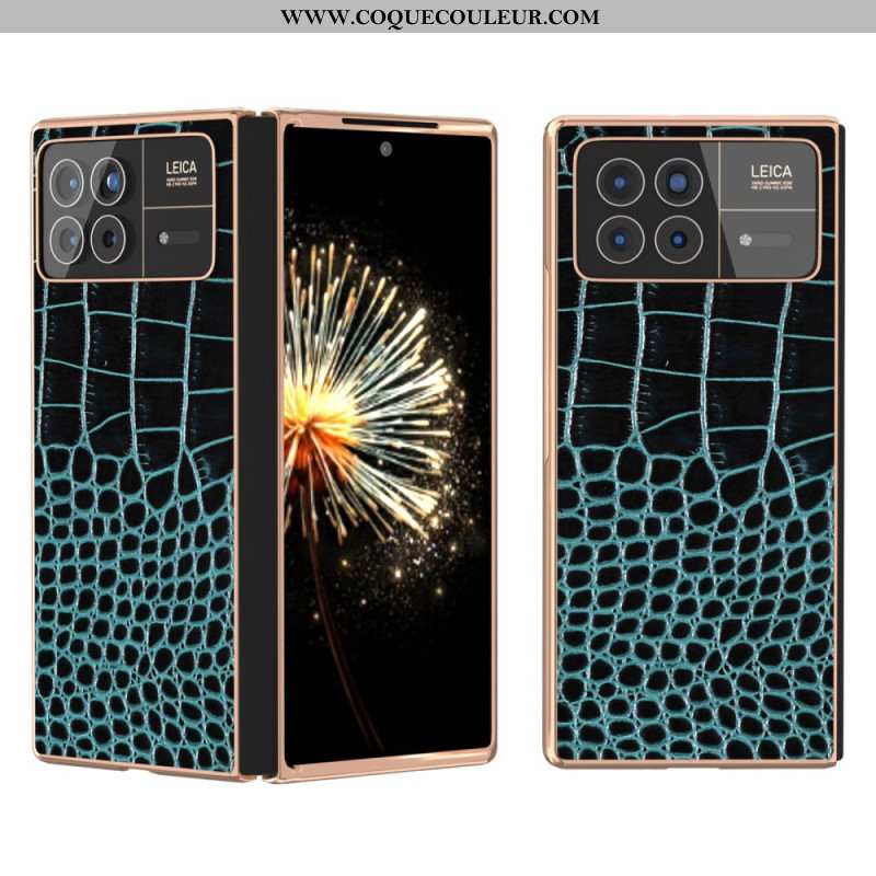 Coque Xiaomi Mix Fold 3 Style Crocodile