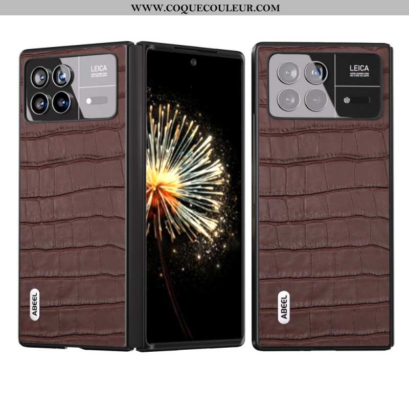 Coque Xiaomi Mix Fold 3 Style Crocodile ABEEL