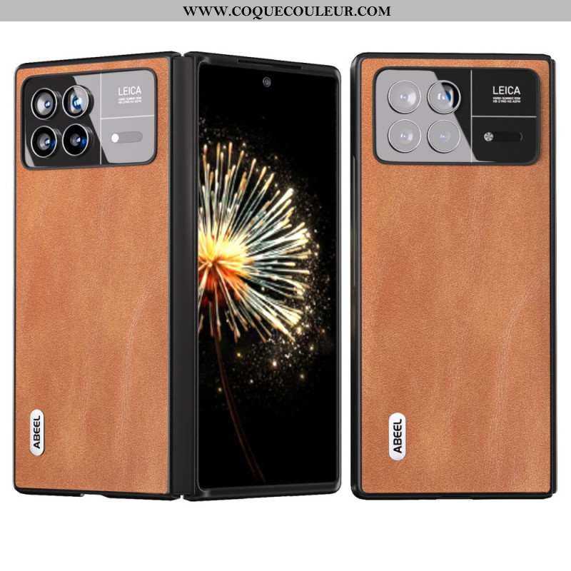 Coque Xiaomi Mix Fold 3 Effet Cuir ABEEL