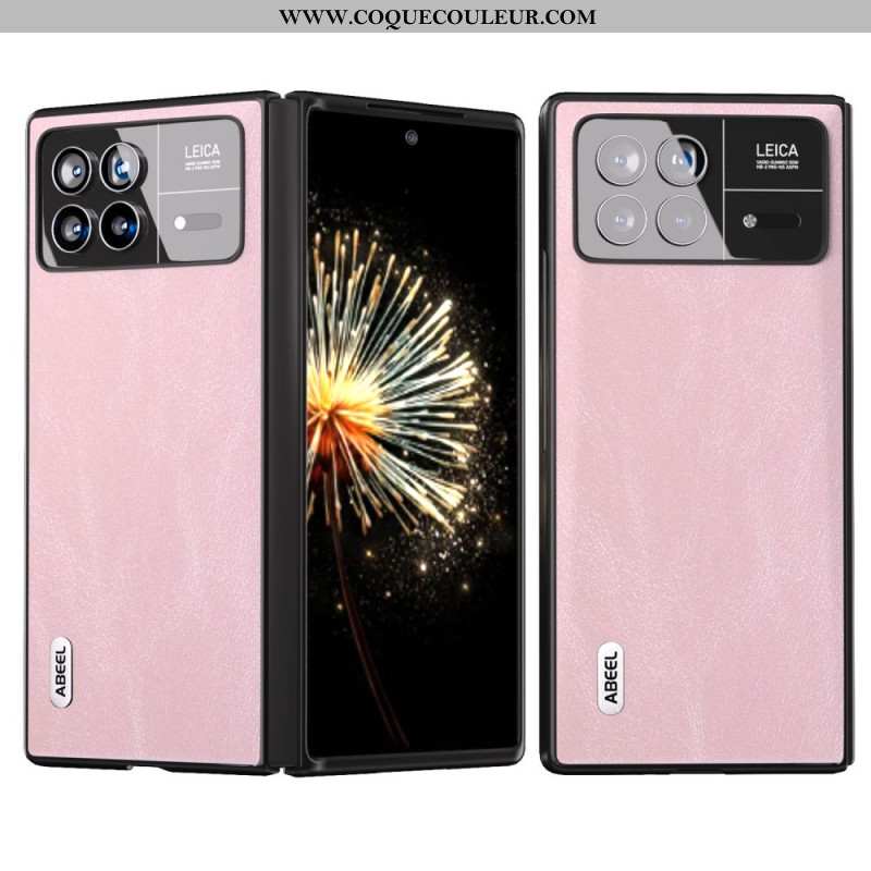 Coque Xiaomi Mix Fold 3 Effet Cuir ABEEL