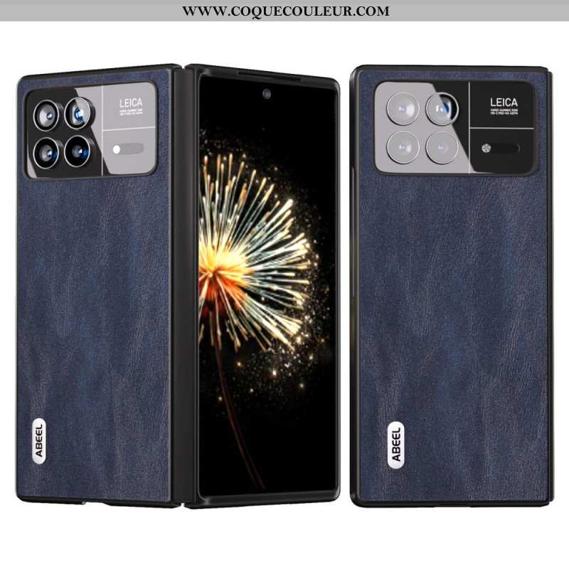 Coque Xiaomi Mix Fold 3 Effet Cuir ABEEL